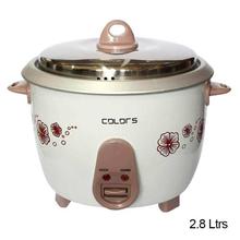 COLORS Printed Rice Cooker (CL-RC288) - 2.8 Ltr