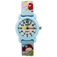 Children Girls Gifts Quartz Silicone Watches 3D Cartoon  Fashion Pointer Waterproof Clock Electronic Watch