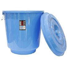 Bagmati Blue Plastic Bucket With Lid - 25 Ltrs.