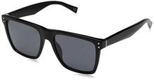 Full Black  Polarized Rectangular Sunglasses, Black