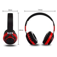 PTron Kicks Bluetooth Headset Wireless Stereo Headphone With Mic For All Smartphones (Red)