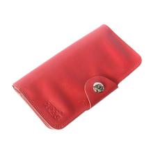 Sky Pak Red Long Leather Wallet For Women - (SPLW-9022)