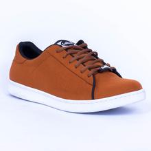 Caliber Shoes Tan Brown Casual Lace Up Shoes For Men - (534  SR)