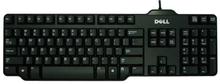 Dell L-100 SK-8115 (DJ331) Strong Wired Thin USB Keyboard (104 Keys) - Black