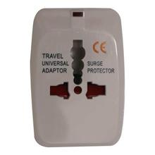 All In One Surge Protection Travel Universal Power Charger Adapter - White