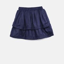 Giny & Jony Girls Navy Blue Tiered Skirt