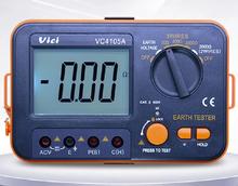 Vici 0-200V 0-2000ohm LCD Display Digital Earth Ground Resistance Tester Earth Voltage Ohm Megger meter VC4105A