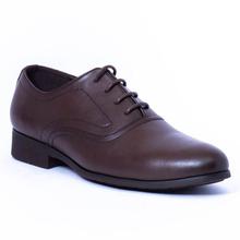 Caliber Shoes Coffee Lace Up Formal Shoes For Men (P518C)