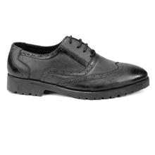 Takura Black Lace-Up Formal Shoes