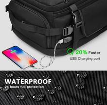 OZUKO Anti Theft Backpack USB Charging Large Backpacks 15.6" Laptop Backpack Waterproof Travel Bag with Shoe Pocket
