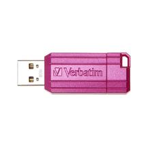 Verbatim 16GB Pinstripe USB Flash Drive - Pink