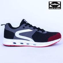 Caliber Shoes Black/Red Ultralight Sport Shoes For Men - ( 575 )