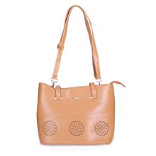 PU Leather Light Brown Shoulder and Handbag for Women