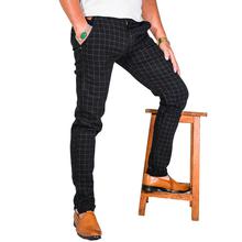 Virjeans Stretchable Cotton Check Black Chinos Pant for Men (VJC 715) 2