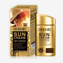 DR.RASHEL Sun Cream Anti-Aging Moisturizer UV protector Waterprl Sunscreen Lotion Gold collagen Sun Block Cream SPF60 80g DRL 1311