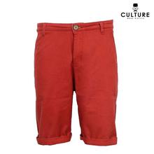 Red Plain Shorts For Men
