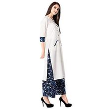 Khushal K Women's Rayon Printed Kurta With Palazzo Set