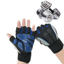 Cotton Blue Gym Gloves Unisex (Free Size)