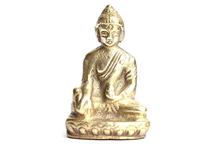 Golden Metal Decorative Buddha Statue