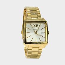 Romanson 19850 White Dial Analog Watch For Men - Golden