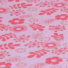 Flower Printed Purple Bedsheet