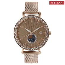 95015WM01 Copper Dial Analog Watch For Women