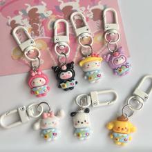 Pebbles Nepal Viral Sanrio Keychains Kawaii Cartoon Characters Key Bag Purse Charm Pendant for Men Women