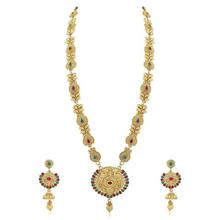 Sukkhi Glimmery Gold Plated Necklace Set for Women