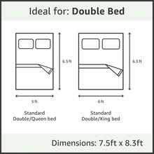 Soxabox 1 King Size Double Bed-sheet with 2 Pillow covers