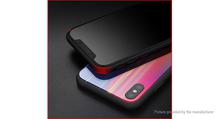 Joyroom TPU + PC + Tempered Glass Rainbow Back Case Cover for iPhone XS Max / 6.5 Inch