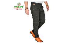 Virjeans Cotton (Twill) Cargo (Box) Pant Olive-(VJC 678)