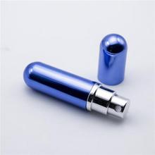 5ml Refillable Portable Traveler Aluminum Spray Atomizer Empty Perfume Bottle for Travel