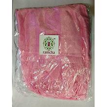 Ramcha Heart String 4 Piece Polyester Door Curtain - 6.5ft, Pink