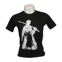 Black/White Roronoa Zoro Printed Fashion T-Shirt For Men