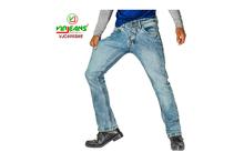 Virjeans Denim(Jeans) Bootcut Pant Super White-(VJC 695)