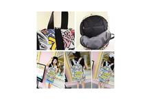 Colorful Cartoon Graffiti Design Pattern Backpack