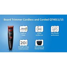 Philips Beard Trimmer Cordless  and Corded for Men QT4011/15