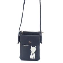 Solid Moblie Cover Crossbody Bag Set