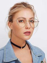 Clear Frame Cat Eye Glasses