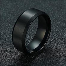 Modyle 2019 New Fashion 8mm Classic Ring For Men 316L Stainless