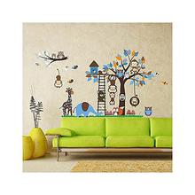Monkeys Big Trees Removable Wall Stickers