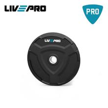 LivePRO LP8022 10KG Rubber Bumper Plate - Black