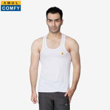 Amul Comfy Cotton Round Neck Vest Pack Of 2