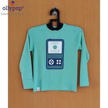 Ollypop Printed Round Neck Cotton Tshirt for Boys