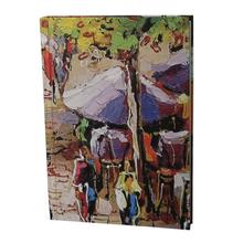 Multi-Colored Abstract Printed Notebook