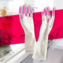 Long Sleeve Latex Kitchen Dish Washing Gloves