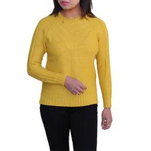 Solid Knitted Sweater For Women