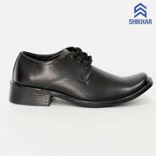 0125 Leather Formal Shoes For Men- Black