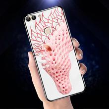 Luxury Tempered Glass Case For Huawei P Smart Case Silicon Nova Lite 2