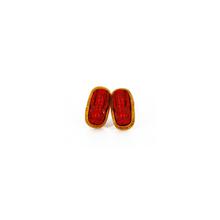 Ganesh Squircle Stud Earrings ( 20 mm)